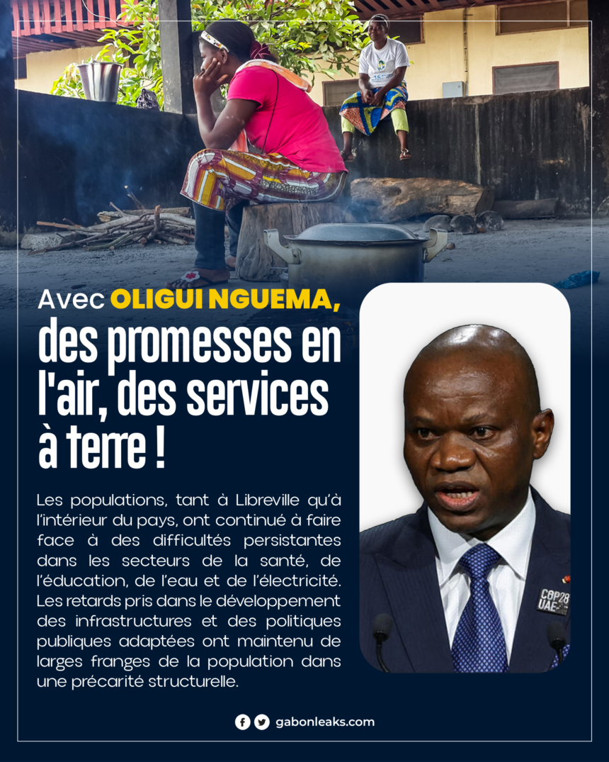 Opinion | Oligui Nguema, des promesses aux oubliettes : les Gabonais toujours privés de l’essentiel